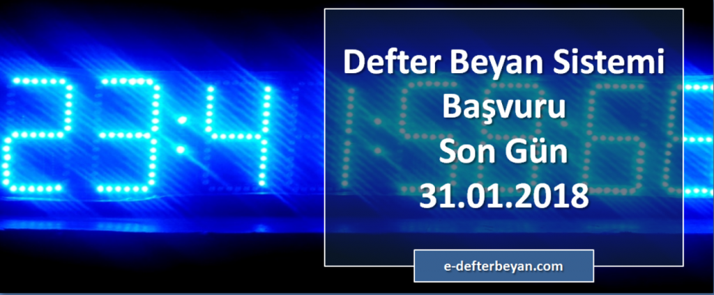 Defterbeyan başvuru süresi cezası